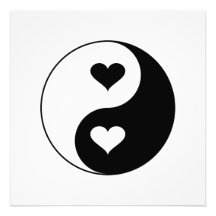 Corações Yin Yang