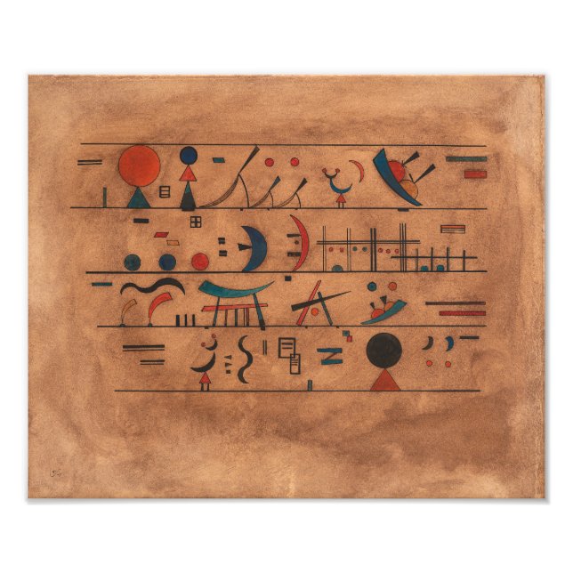 Foto Cordas de Caracteres | Wassily Kandinsky | (Frente)