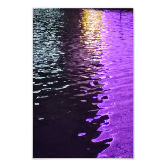 Foto Cores Emprestadas | Água Noturna Abstrata