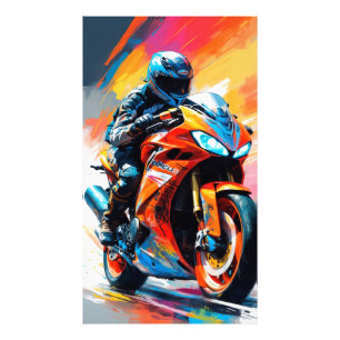 Foto Corrida de motocicletas de alta velocidade