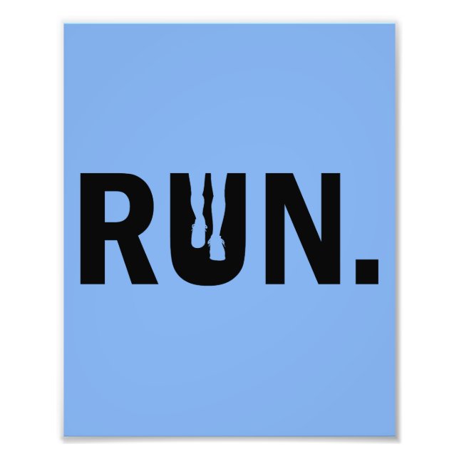 Foto Corrida de Silhouette para a Maratona Runner (Frente)