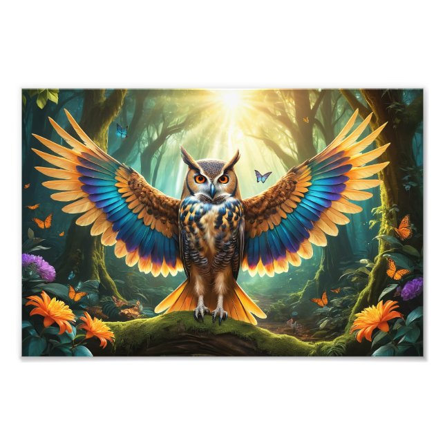 Foto Coruja Majestosa Fenix Híbrida (Frente)