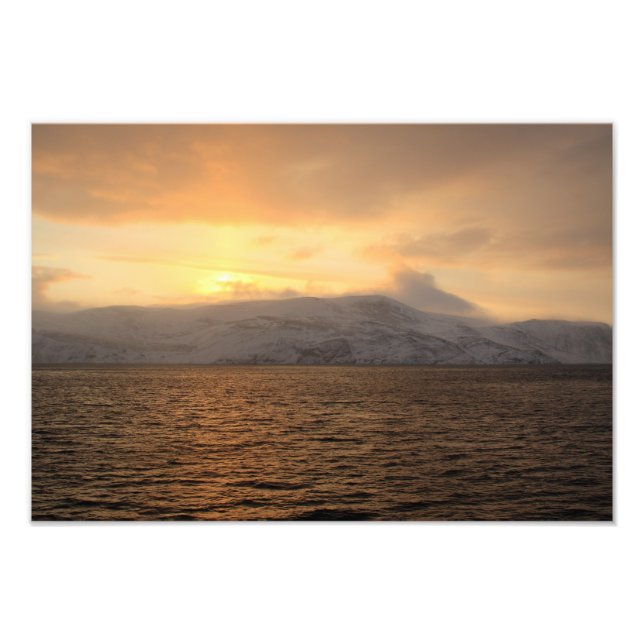 Foto Costa de inverno da Noruega (Frente)