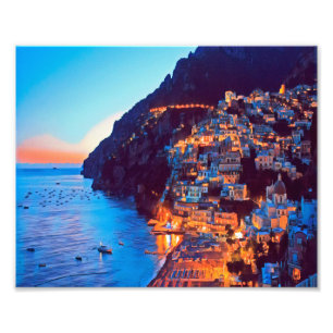 Foto Costa ldp POSITANO Amalfi - pôr do sol tirado do H
