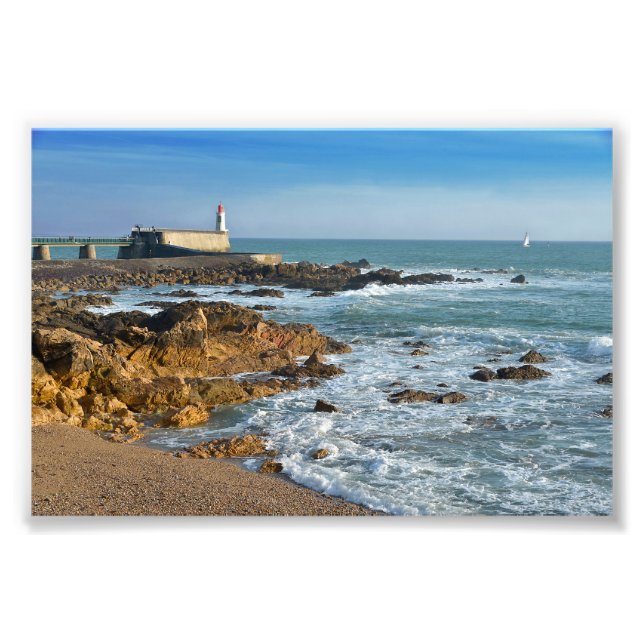 Foto Costa Rocky de Les Sables d'Olonne na França (Frente)