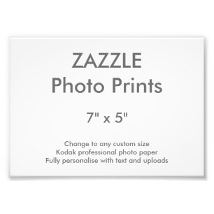 Foto Costume 7" de Zazzle x 5" impressão 18 x 13 cm da