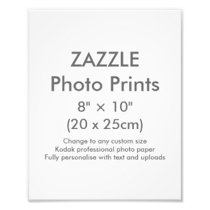 Foto Costume 8" de Zazzle × 10" modelo do impressão d