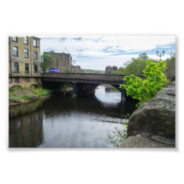 Foto County Bridge and the River Calder, Sowerby Bridge