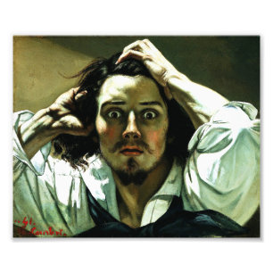 Foto Courbet o impressão desesperado do homem