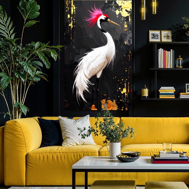 Foto Crane Art  - Contemporary Asian‑Inspired Design (Criador carregado)