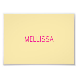 Foto Cream minimalist custom name