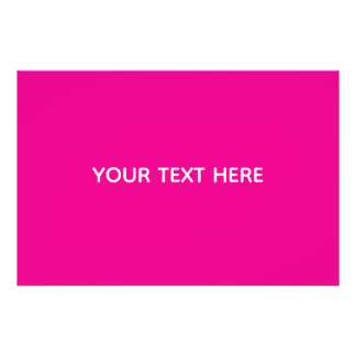 Foto Creat Your Own Megenta Invitation Postcard