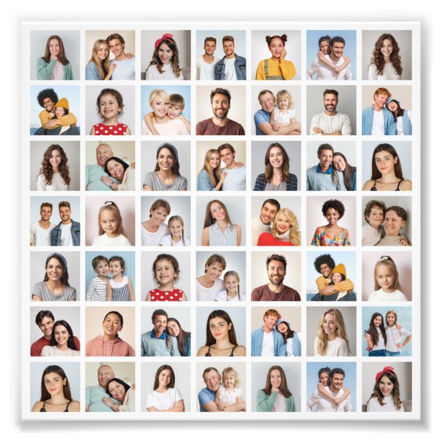 Foto Create Your Own 49 Photo Collage Photo Enlargement (Frente)