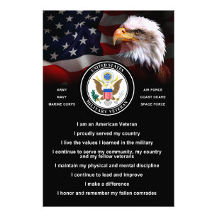 Foto Credo VETERAN Militar dos Estados Unidos