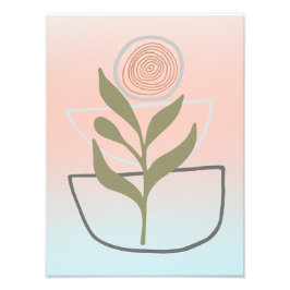 Foto Crescendo dentro do Abstrato de Boho