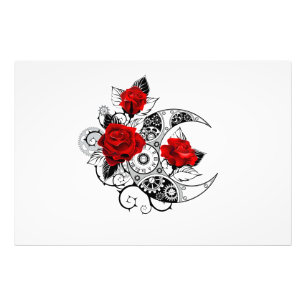 Foto Crescente Mecânico com Rosas vermelhas