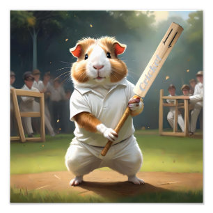 Foto **"Cricket Craze: A grande partida do Porco da Gui
