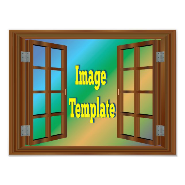 Foto Crie a sua própria 🌿 Vista Falso da janela (Frente)