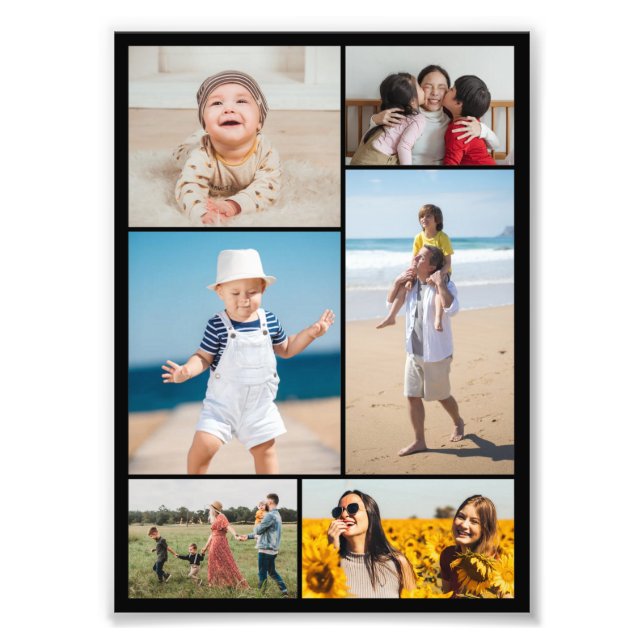 Foto Crie seu próprio 6 Fotocolagem Colagem Ampliação d (Frente)