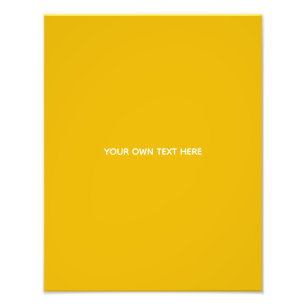 Foto Crie Seu Próprio Design Amarelo Personalizado