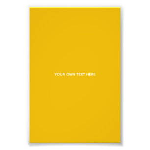 Foto Crie Seu Próprio Design Amarelo Personalizado