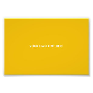 Foto Crie Seu Próprio Design Amarelo Personalizado