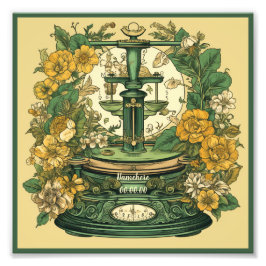 Foto Crie sua própria arte Nouveau Libra Zodiac