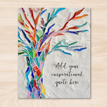 Crie sua própria mensagem de inspiração