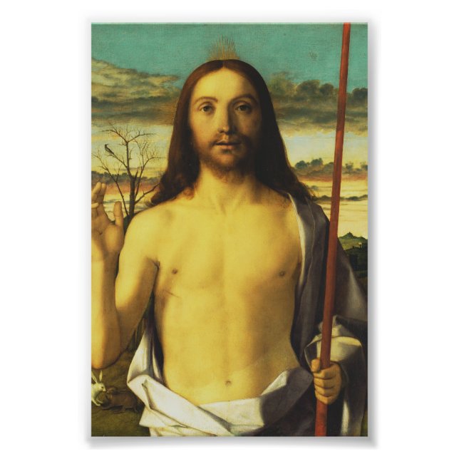 Foto Cristo Abençoando de Giovanni Bellini   (Frente)