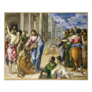 Foto Cristo Curando o Cego El Greco