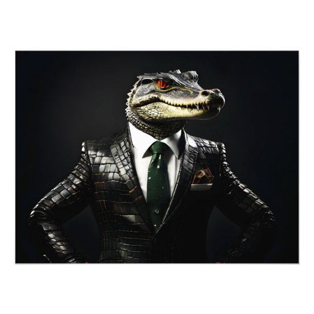 Foto Crocodilo de fato (Frente)