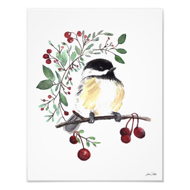 Foto Crote Chickadee Watercolor (Frente)