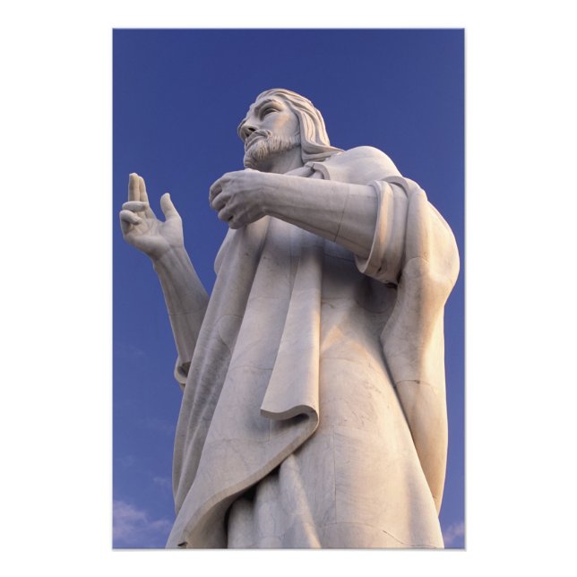 Foto Cuba, Havana, Escultura de Jesus. (Frente)