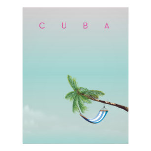 Foto Cuba Rede estilo vintage impressão de férias.