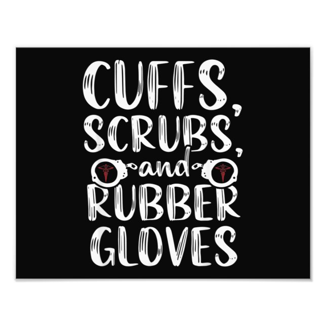 Foto Cuffs Correctional Nurse RN Prison Nursing Medical (Frente)