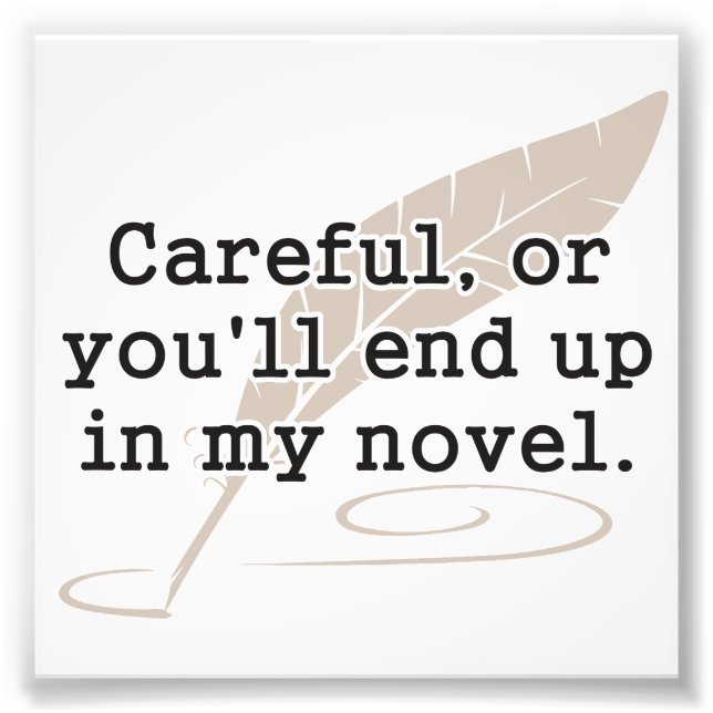 Foto Cuidado, ou você vai acabar no meu novo escritor (Frente)