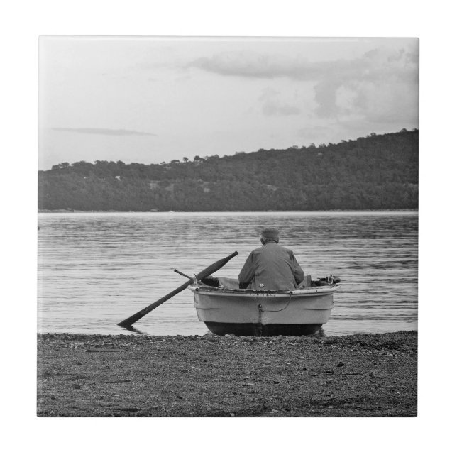 Foto cultural do estilo de vida legal do pescador  (Frente)