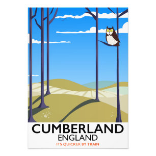 Foto Cumberland, poster de viagens do estilo de colheit