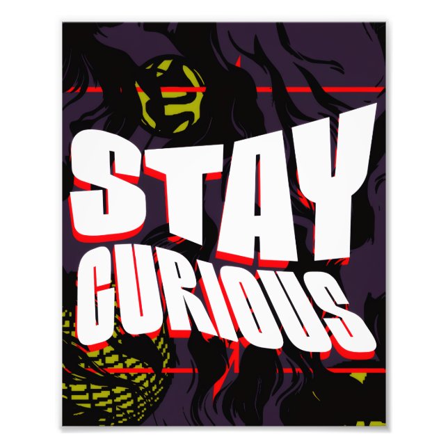 Foto Curious Aura — Modern Minimal Poster (Frente)