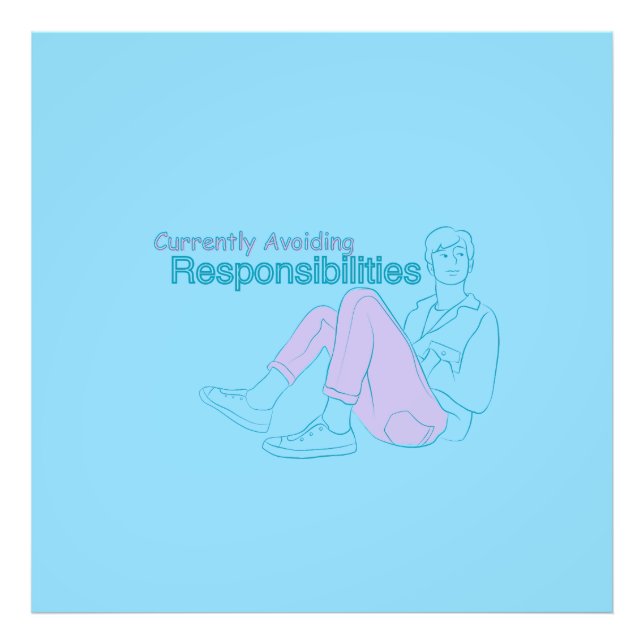 Foto Currently Avoiding Responsibilities – Minimal Aest (Frente)