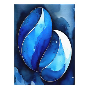 Foto Curvas de cobalto marinho