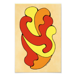 Foto Curvas de Embrasão (Amarelo, Vermelho, Laranja)