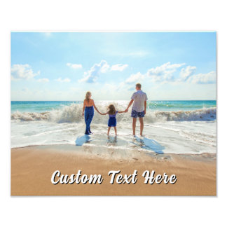 Foto Custom Your Photo Print Poster Personalized Text