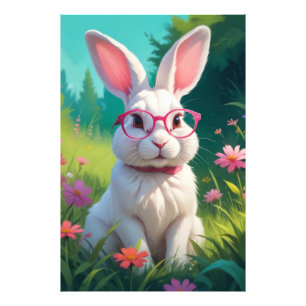 Foto Cute White Bunny Potrait-68054
