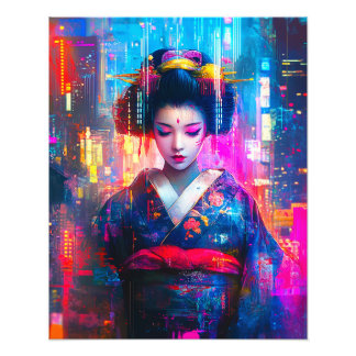 Foto Cyber Geisha, Fusão de Tradição e Tecnologia