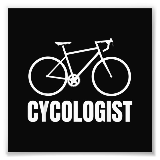 Foto Cycologist Funny Bicycle Bike Gift (Frente)