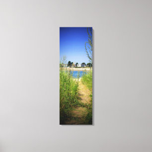 FOTO DA ALTA VISÃO DO LAGO NA CANVAS