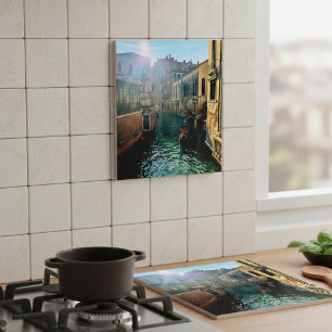 Foto da arquitetura italiana da gôndola do canal d