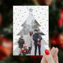 Foto da árvore de natal Elegante snowflakes