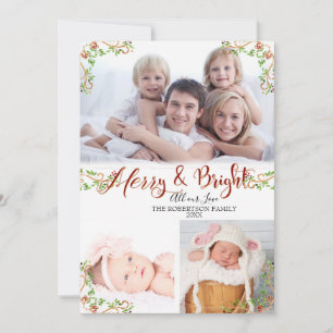 Foto da caligrafia da Feliz de Natal n Bright Scri